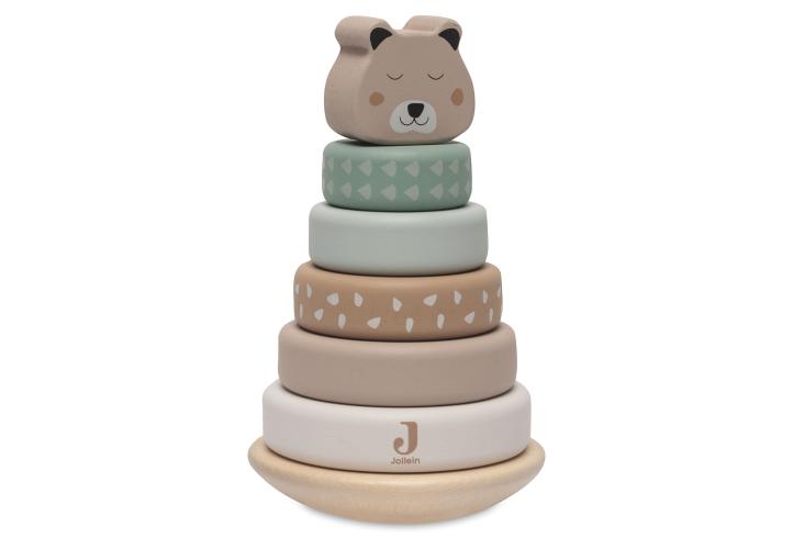 Jollein - Holz-Stapelringe - Jungle Jambo